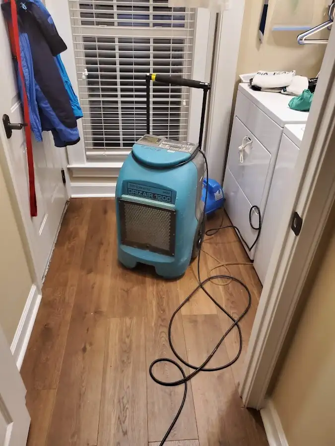 Commercial dehumidifier deployed for Flood Damage Cleanup in Beaverton